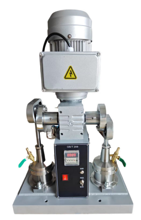 2概述　　　　　　　  　本试验机是根据石油和石油产品试验方法国家标准GB／T 269 《润滑脂和石油脂锥入度测定法》并参照国际标准ISO 2137-1985《润滑脂和石油脂锥入度测定法》等标准中的对全尺寸工作器要求，而设计制造专用测试仪器。适用于在上述标准下对润滑脂和石油脂进行工作锥入度或延长工作锥入度，进行60次或10万次剪切试验的测定。从而评定润滑脂和石油脂的机械安定性的好坏。       